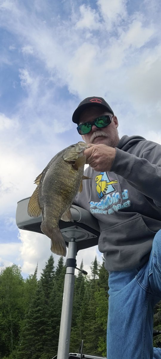 therealcorkey's tweet image. Smallmouth Bass on LOTW #Lowrance #activetarget #nestorfallsmarine