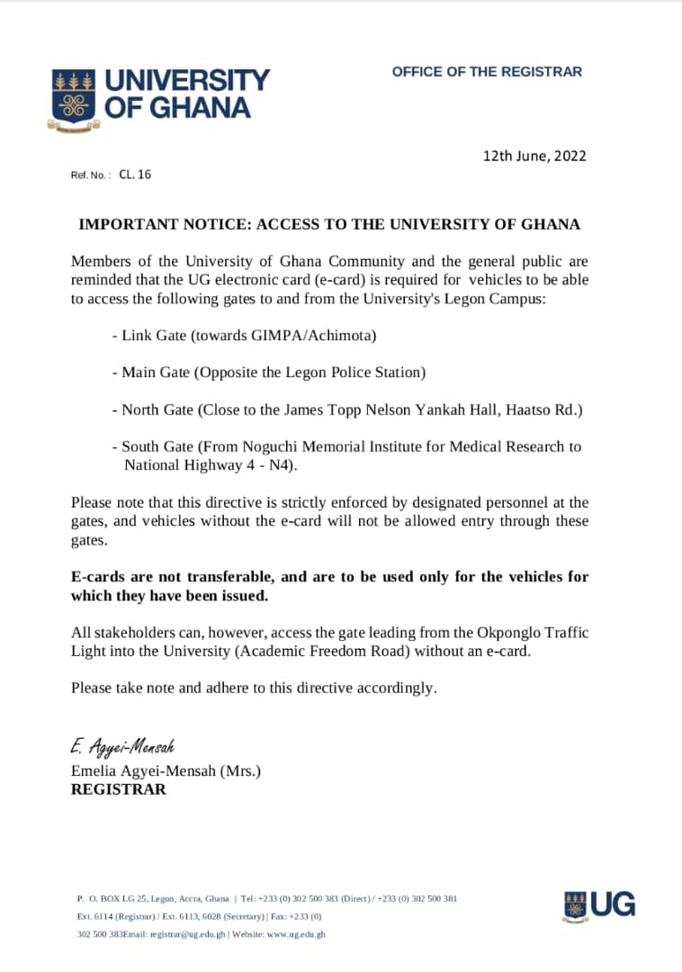 University of Ghana tweet media