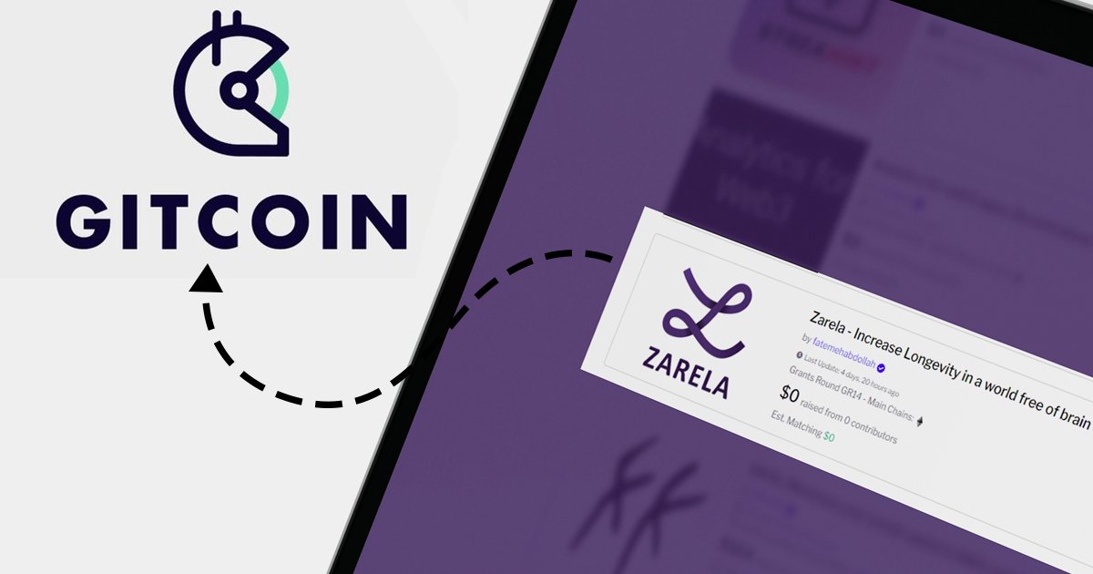 ZarelaNet's tweet image. 😎 Zarela is now listed on #Gitcoin, the most famous platform to support #open_source projects. We developed the #Zarela platform to increase #longevity in a world free of #brain_disorders. The next step belongs to you! Let's support Zarela via the Gitcoin:gitcoin.co/grants/6157/za…
