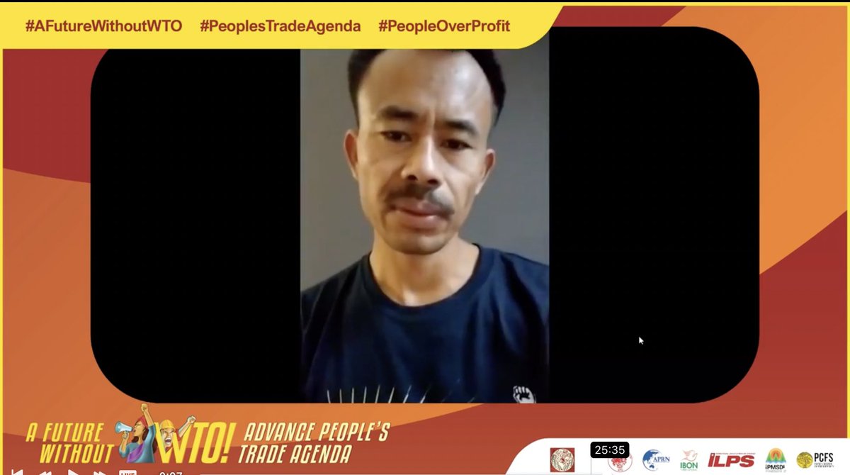 APR_net's tweet photo. Indigenous people leaders call for a more IP inclusive trade policy and demand the scrapping of #WTO
#AFutureWithoutWTO
#PeopleOverProfit https://t.co/FjmtWxfSPf