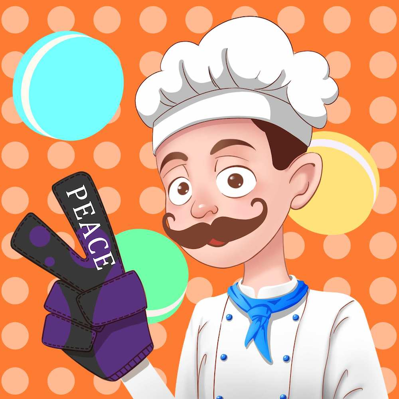 Peace Family NFT - Mr Peace ✌
You can call him Mr Chef
☮ Ethereum blockchain
☮ Tradeable NFT
☮ 6,666 Mr. Peace Limited Supply
☮ Seasonal Peace &amp; Love Events
☮ International Peace Day Celebration
☮ Raise awareness and community for Peace &amp; Love around the world

#NFT