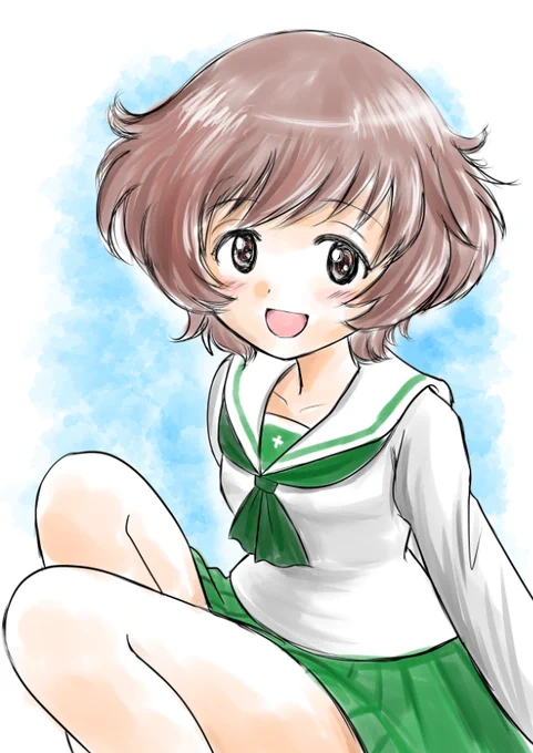 そいやガルパン絵って描いたことなかったな。
せっかく大洗に泊まってきたので秋山殿らくがき。

#ガルパン
#秋山優花里 