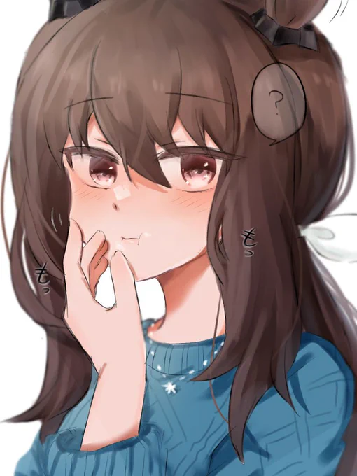 もぐもぐしてるアヤべさん
 #ウマ娘 