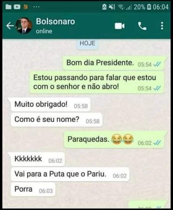 BrasilPost13's tweet photo. kkkkkkkkk ... https://t.co/PfoSlfwWcB