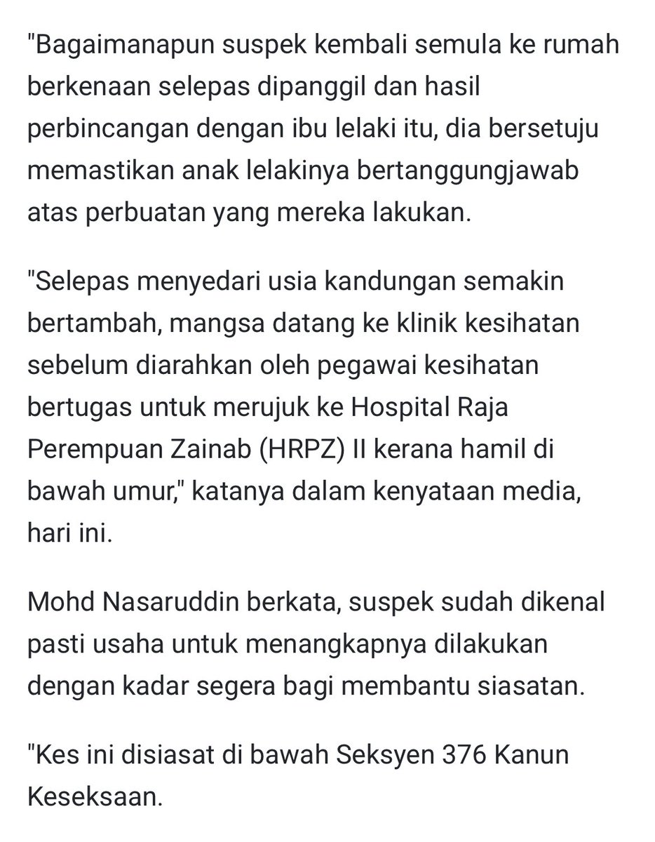 AkeemSharyzal's tweet photo. Remaja 14 tahun mengandung gais. https://t.co/78ILrtJqLd