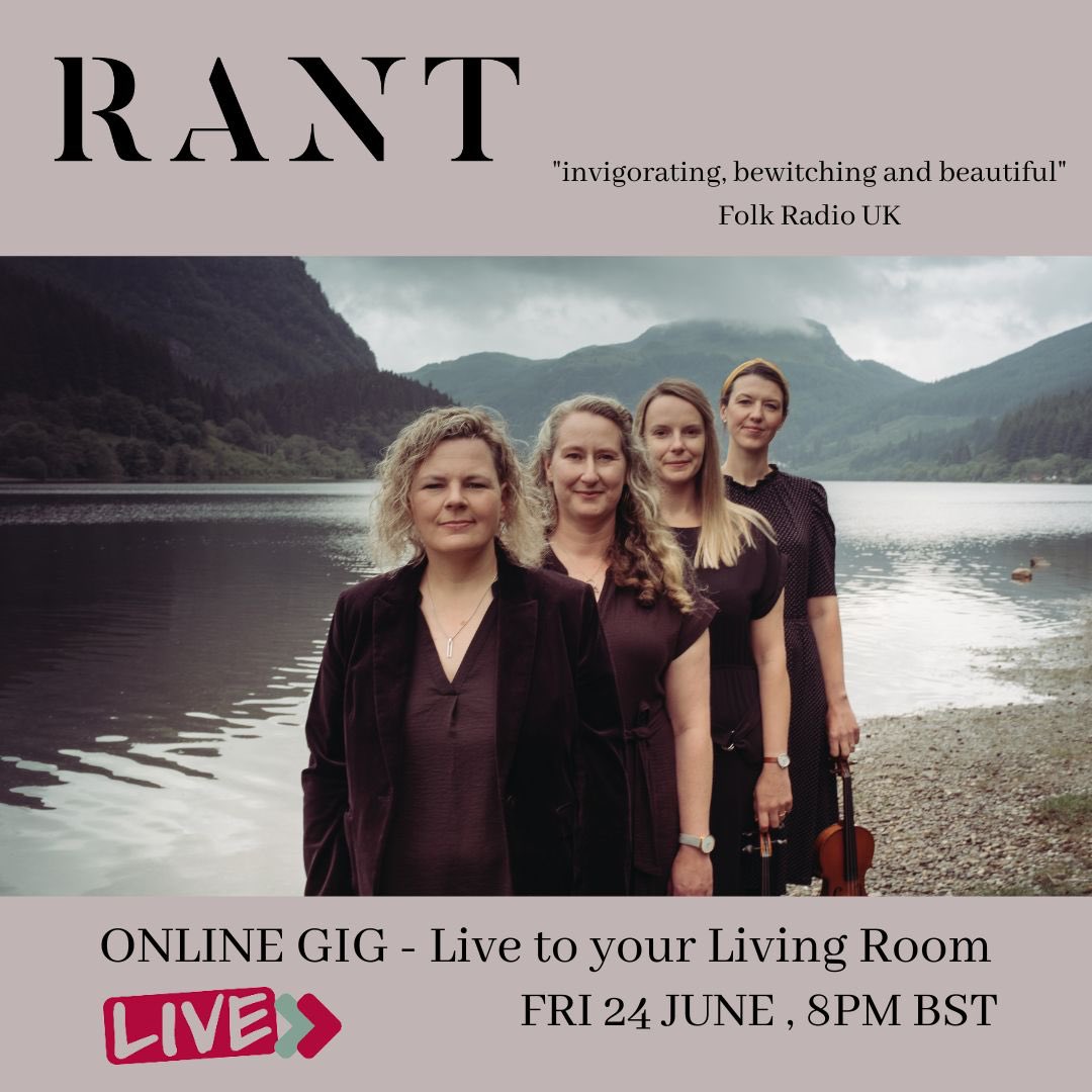 🎵 ONLINE GIG 🎵 

We will be playing live from the Highlands on 24th June for an online gig for <a href="/LiveToYourLR/">Live to your Living Room</a> - tickets on sale now at livetoyourlivingroom.com 

Available to watch worldwide 🌏