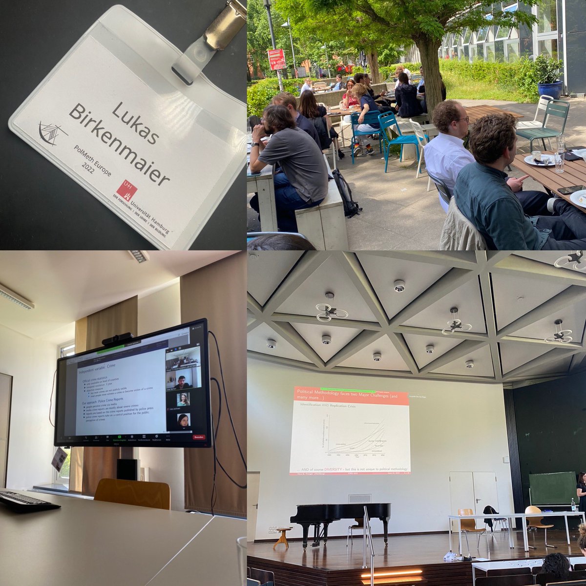 On my way back home from #PolMethEurope in Hamburg! A full weekend of fascinating talks, great discussions and pleasant social gatherings. And lots of input for my own research. Thanks everyone, see you soon!👋