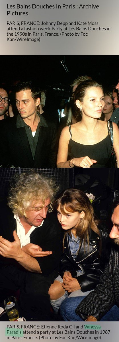 JozDire's tweet photo. #VanessaParadis, 14ans aux #BainsDouches

#Maiwenn y allait à 12
+ tard mariée avec Le Fur
(Epstein - Blackbook)

#HubertBoukobza présente #JohnnyDepp à Vanessa lors de sa venue pour le film #9thGate 🏰 de Polanski produit par #ClaudeSarde

https://t.co/Rq1uNYxnCs https://t.co/x76iZuhMlL
