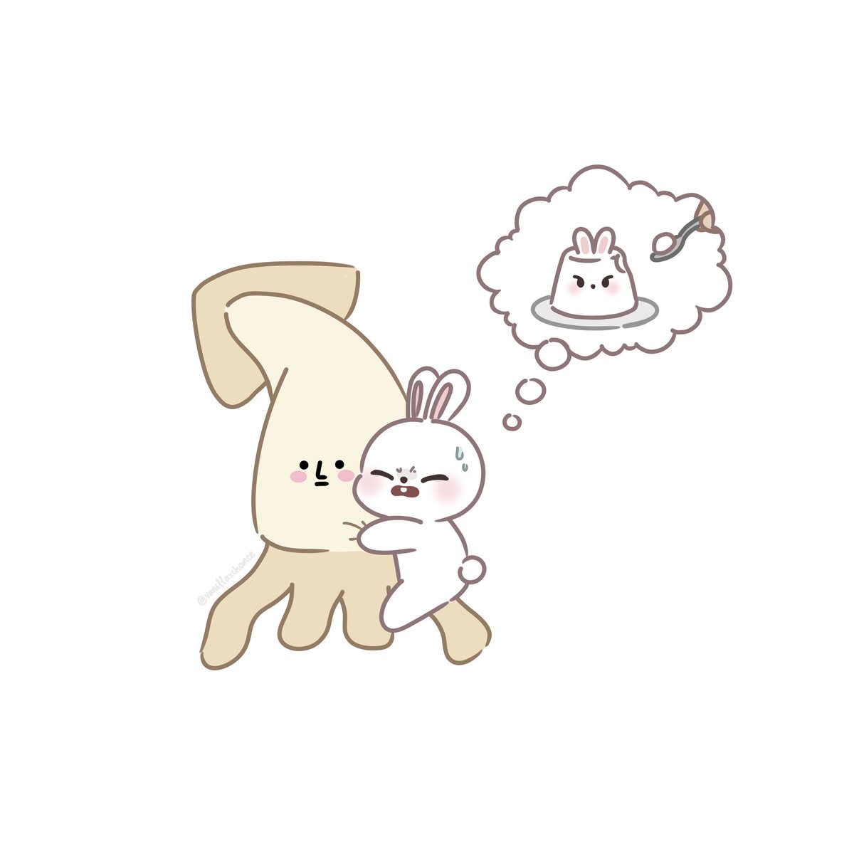 vanillaxchance's tweet photo. he ate too much pudding.. 
#SKZOOfanart #LeeKnow https://t.co/Re4GwNc1mj