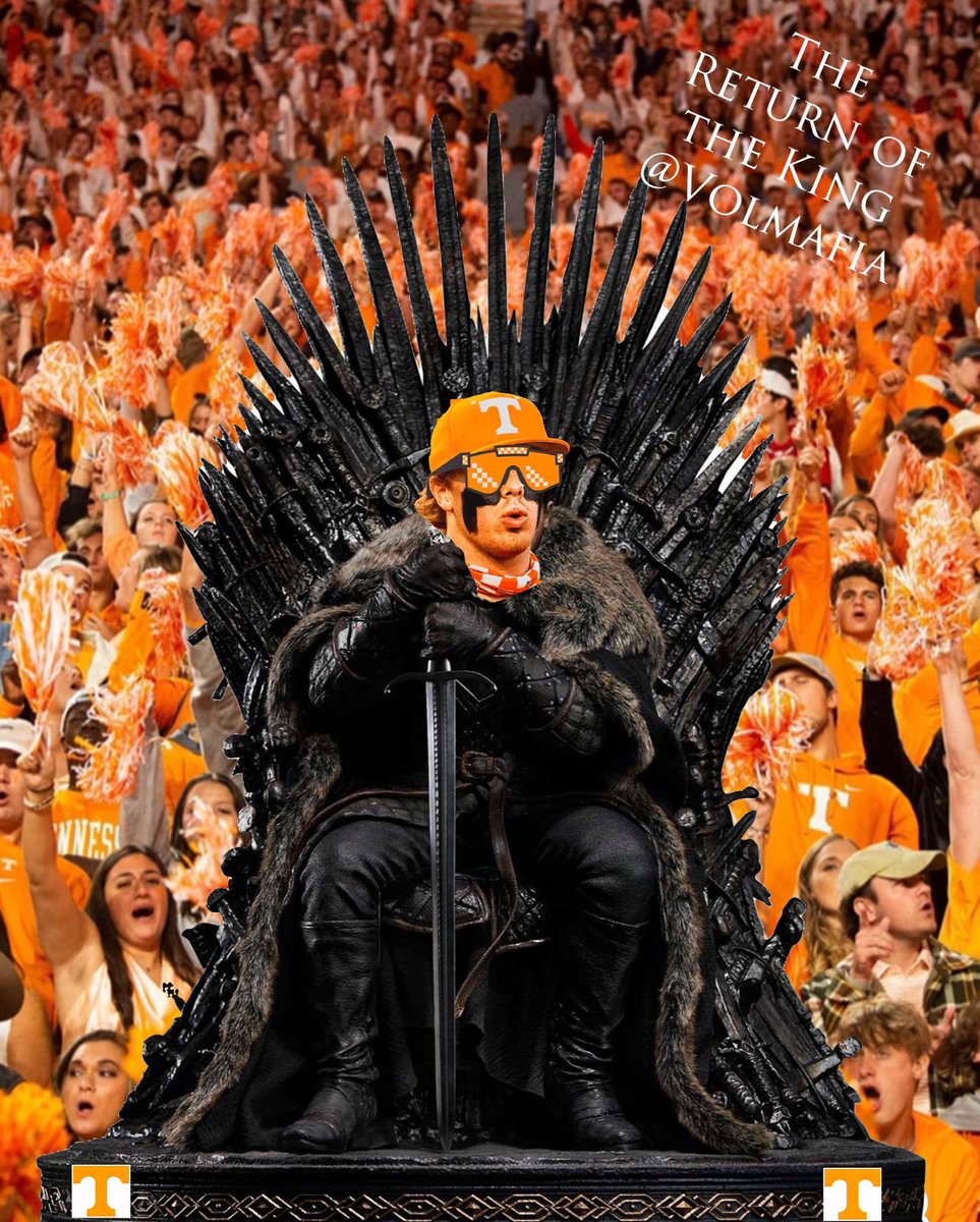 VolMafia's tweet photo. @vo_ldemort The Return of the king. #GBO🍊#volmafia https://t.co/AIWRTu6zD9