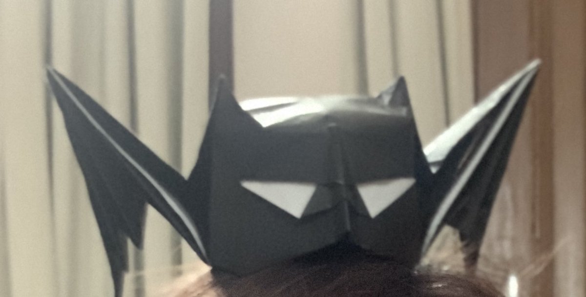 shivanimittal's tweet photo. #Origami #bathat made by my 8th grader son. #showingoff https://t.co/MrbsPeNyAT
