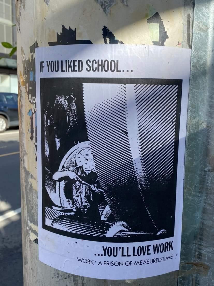 GraffitiRadical's tweet photo. More radical posters seen around Brunswick, Melbourne https://t.co/Gdo3oUYCoy