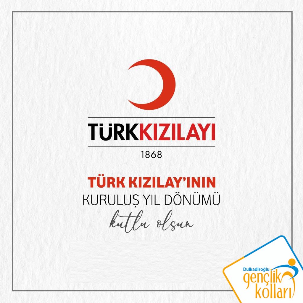 Yardımlaşmanın, merhametin, umudun, mazlumlara uzanan elin en önemli sembolü olan Türk Kızılay'ının 154. kuruluş yıl dönümü kutlu olsun.

#Kızılay154Yaşında