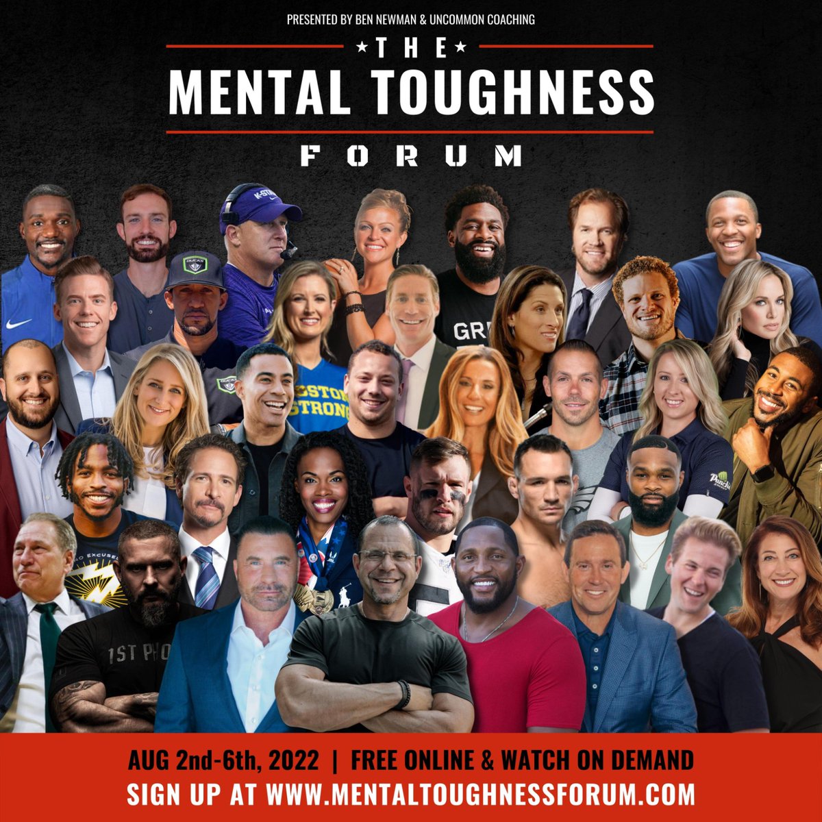 ContinuedFight's tweet photo. The Mental Toughness FORUM ππ§
featuring Tom Izzo, @EdMylett #AndyFrisella @chauntelowe @raylewis @JonGordon11 @MikeChandlerMMA @rebekahmgregory @drewhanlen @_willcompton @_heathermonahan
@justingatlin & more.....
FREE & VIRTUAL. Sign up NOW https://t.co/Eaynt7WMbY https://t.co/EM6HO6RR7U