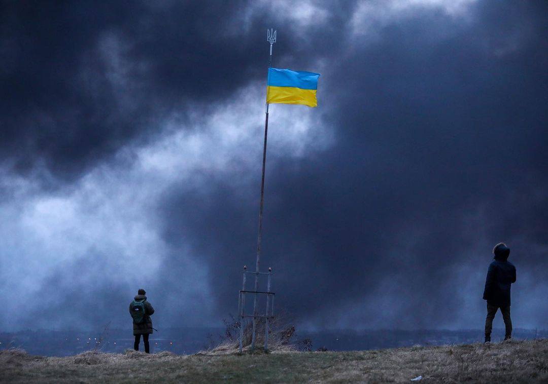 MFA_Ukraine's tweet photo. .@ZelenskyyUa: “This is the war for the values. When we win this war, all Europeans will be able to continue enjoying their freedom. But if the person who wants to destroy any freedom in Ukraine  &amp; Europe prevails, dark times will come to everyone on the continent.”

📸A.Filippov https://t.co/PRn6fe8G3t