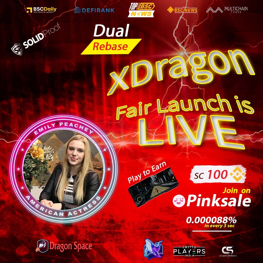 Dragonspace.io, Fairlaunch is live on pinksale (FCFS)

🚀No buying fee which is 8% means you already in profit 8%. Easy to go 4x-5x.

🚀First 100 contributors will get 2 NFTs each which is 0.5 BNB/NFTs

Join: pinksale.finance/launchpad/0xaa…

#Dragonspace #DragonAge #DragonBall