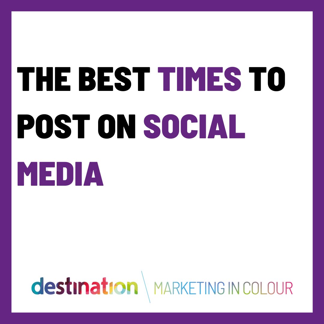 WeRDestination's tweet photo. SOCIAL TIPS SUNDAY 💡

This week we are showing you the BEST overall times for posting on social media! However, don't forget that this is just a guide and will differ from business to business! 😎 https://t.co/kBNDeFeolR