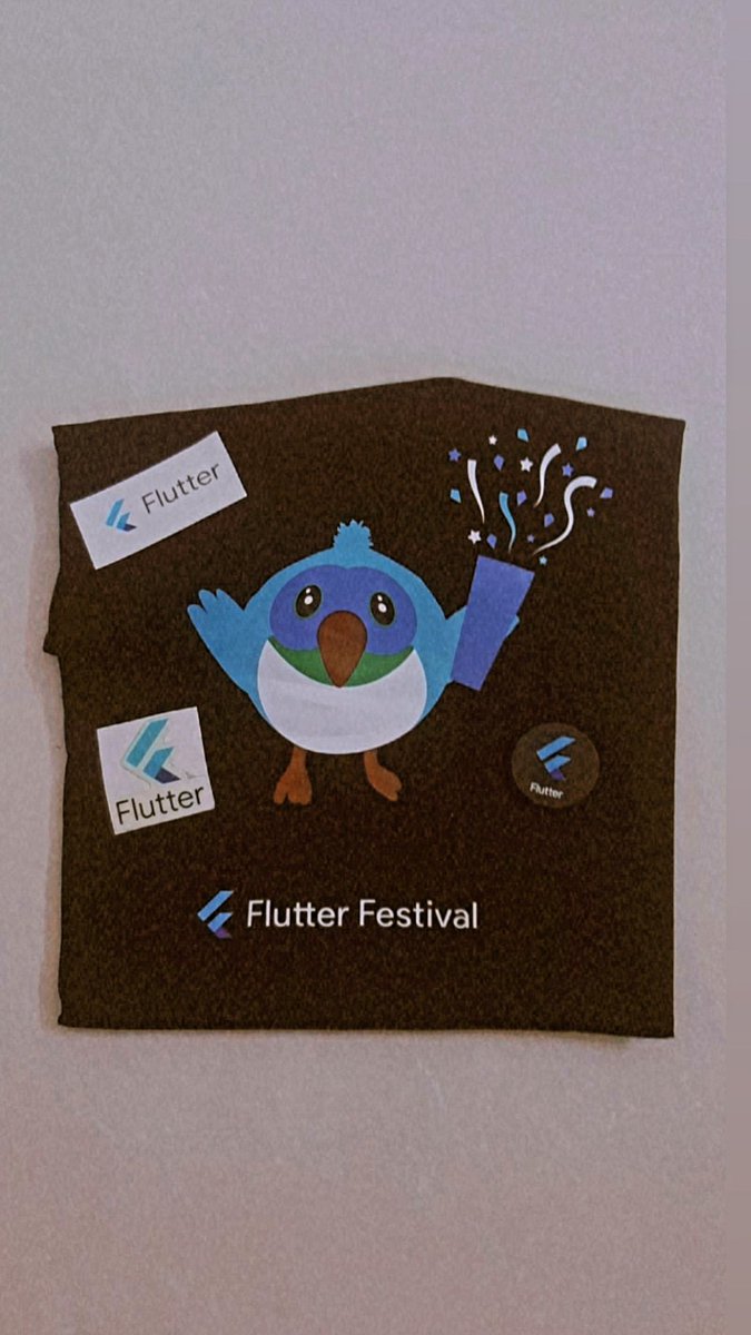 akshat5129's tweet image. Today I received some amazing #Flutter goodies. This is so wonderful 🥳. I love the dash printed on the T-shirt.
#FlutterFestivals #DeveloperStudentClubs @GoogleDevsIN @FlutterDev