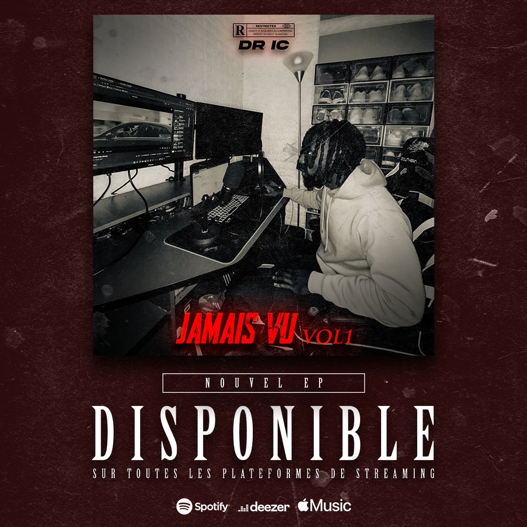 dricjmvu's tweet photo. EP 8 Titres Jamais Vu Vol.1 disponible 🥷 https://t.co/Bln66yVoCe