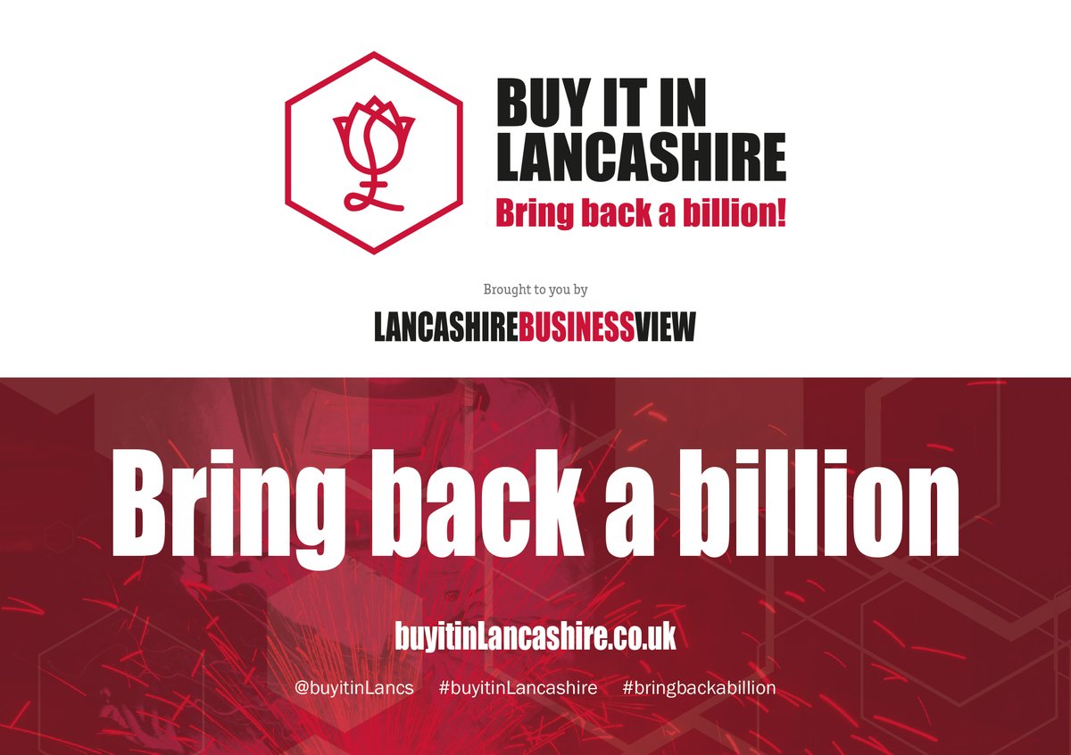 Lancashire businesses! Pledge your support to the #buyitinLancs campaign, and together we’ll #bringbackabillion! Show your support at: buyitinLancashire.co.uk #bringbackabillion <a href="/LBVmagazine/">Lancashire Business View</a>