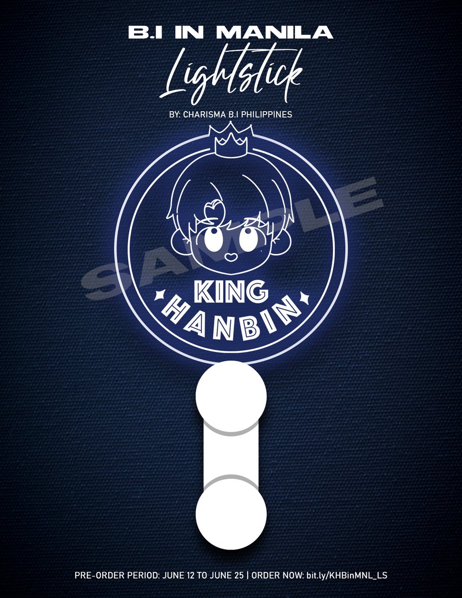 [B.I IN MANILA LIGHTSTICK PRE-ORDER]

Pre-order period: June 12 to June 25
Price: Php160 to Php215

For orders and other details, please see the form: bit.ly/KHBinMNL_LS

Please read the guidelines carefully before placing orders. Thank you!

#비아이 #BI @shxx131bi131