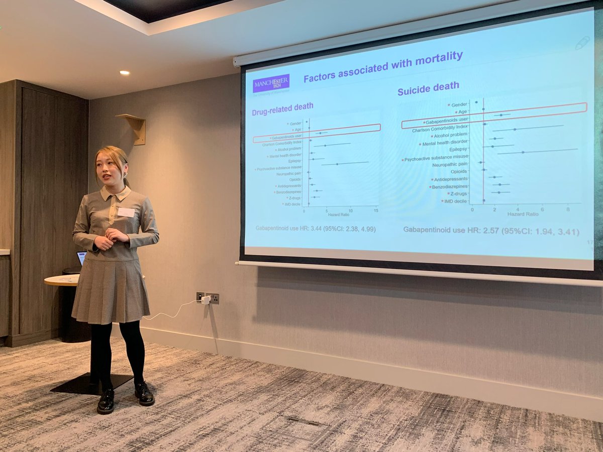xinchungu's tweet image. Glad to present my study about the safety of gabapentinoids at @PRIMM_UK_IRL. Honoured to be awarded the Hugh McGavock busuary for the best abstract. Great thanks to my supervisors @LiChiaChen, @doug_steinke, @teng_chou. 

#PRIMM22 #gabapentinoids @PharmacyDUPP