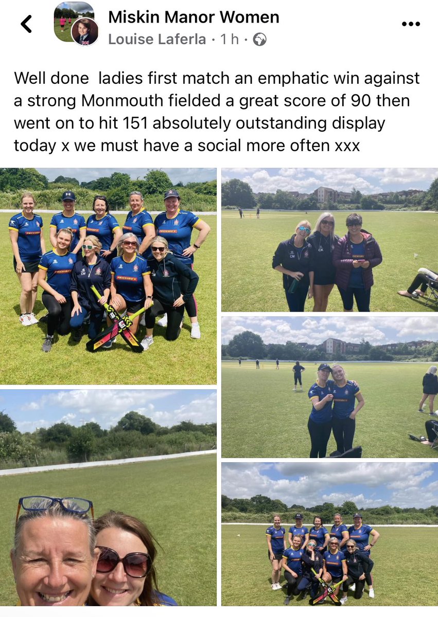 🏏🚨FIRST WIN OF THE DAY 🚨🏏

Our ladies pick up their first win of the day 

#uppamanor #oneclub