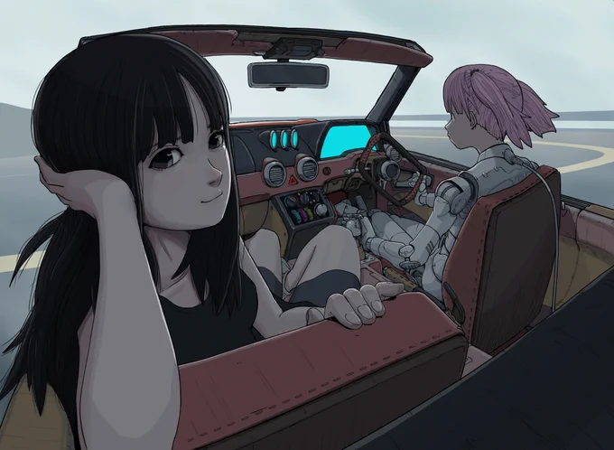 飽きたのでこの絵はこれで終わり~ 