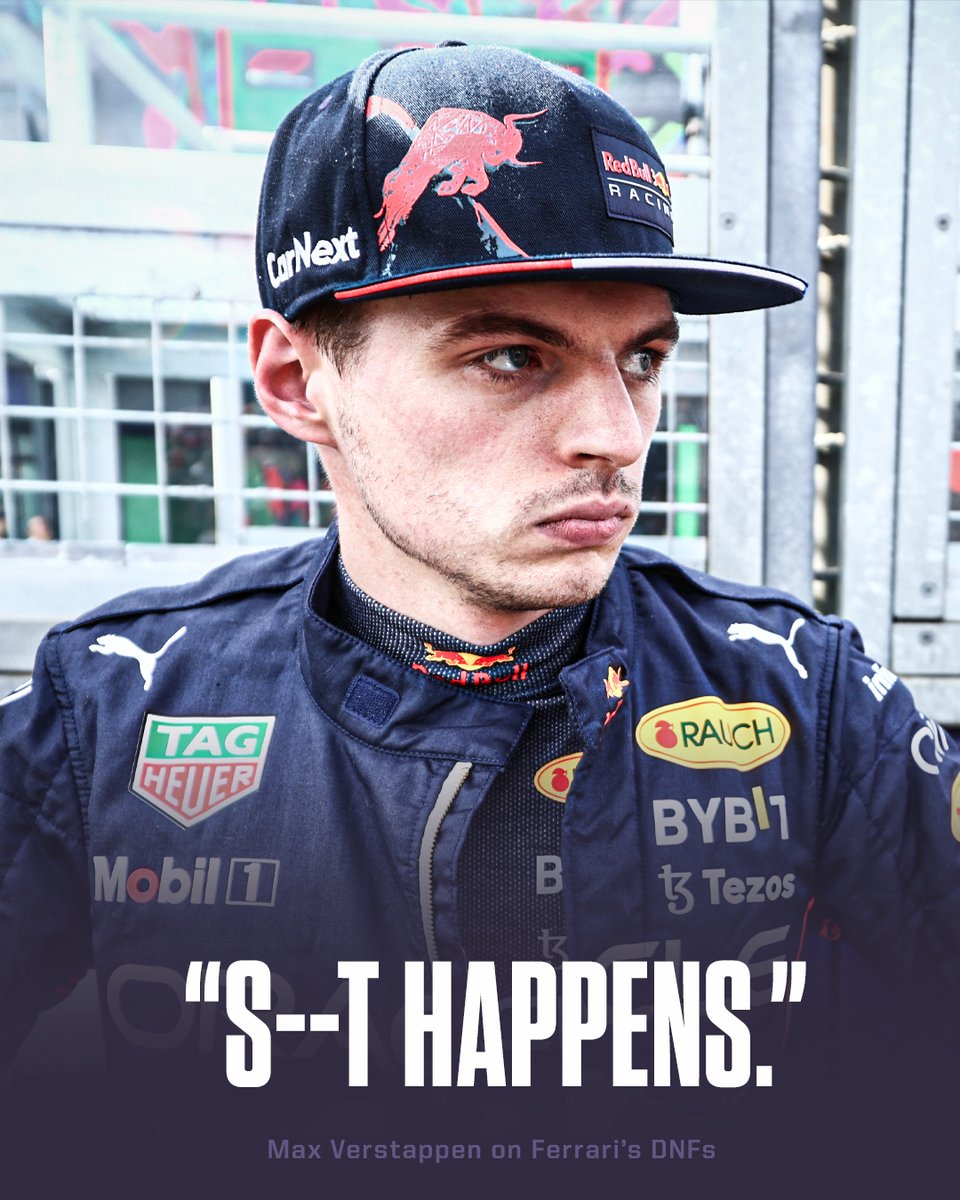 ESPNF1's tweet photo. Max on Ferrari's DNFs 🗣 https://t.co/cEZCTvSD63