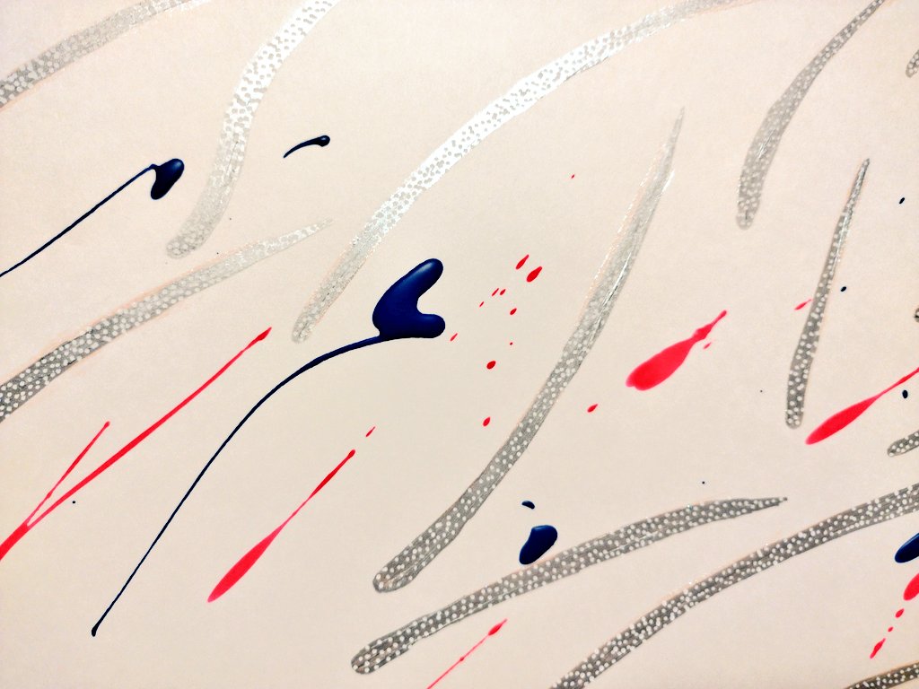 obktc's tweet photo. 2022.06.12
"stream"
acrylic ink + POSCA pen on paper
44×62.5cm
#drawing #obktc
https://t.co/0pp5pWGyQP https://t.co/iyubUzkV8K