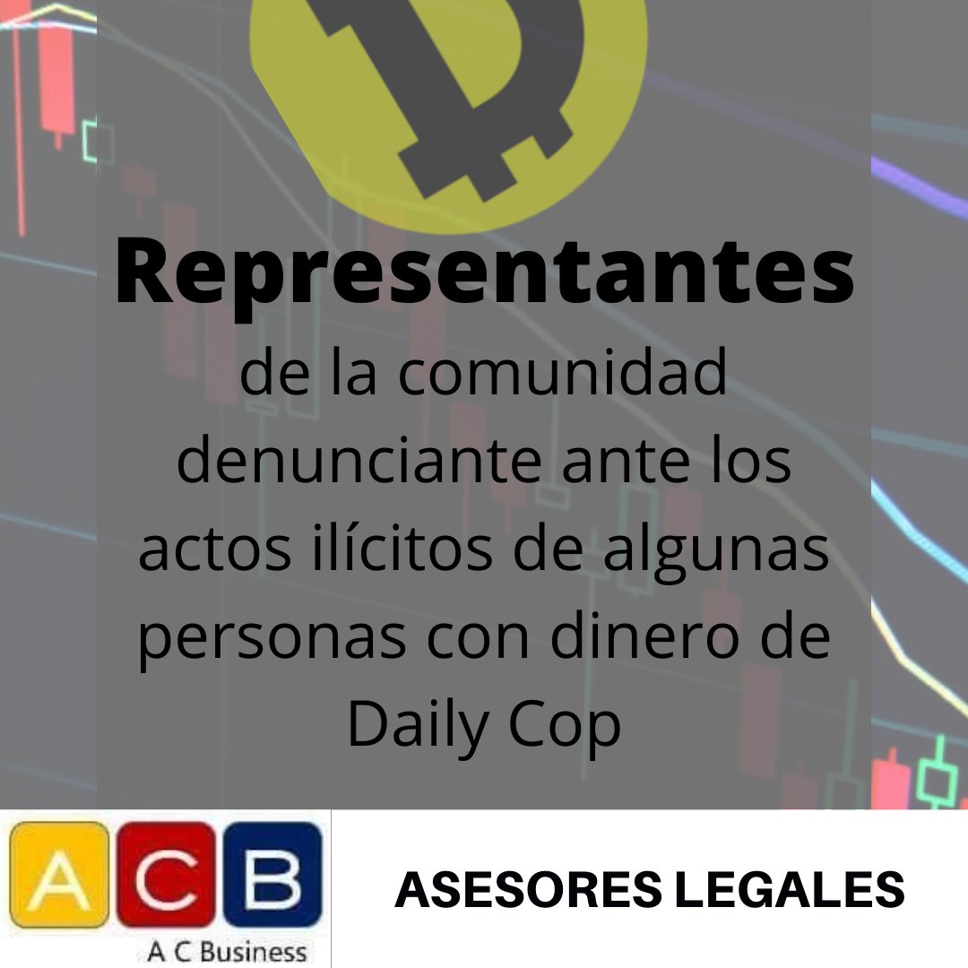 ac_juridico's tweet image. Hemos estado trabajando sin descanso por aquellas personas que cayeron en una gran estafa y donde perdiendo toda su inversión.

#Dailycop