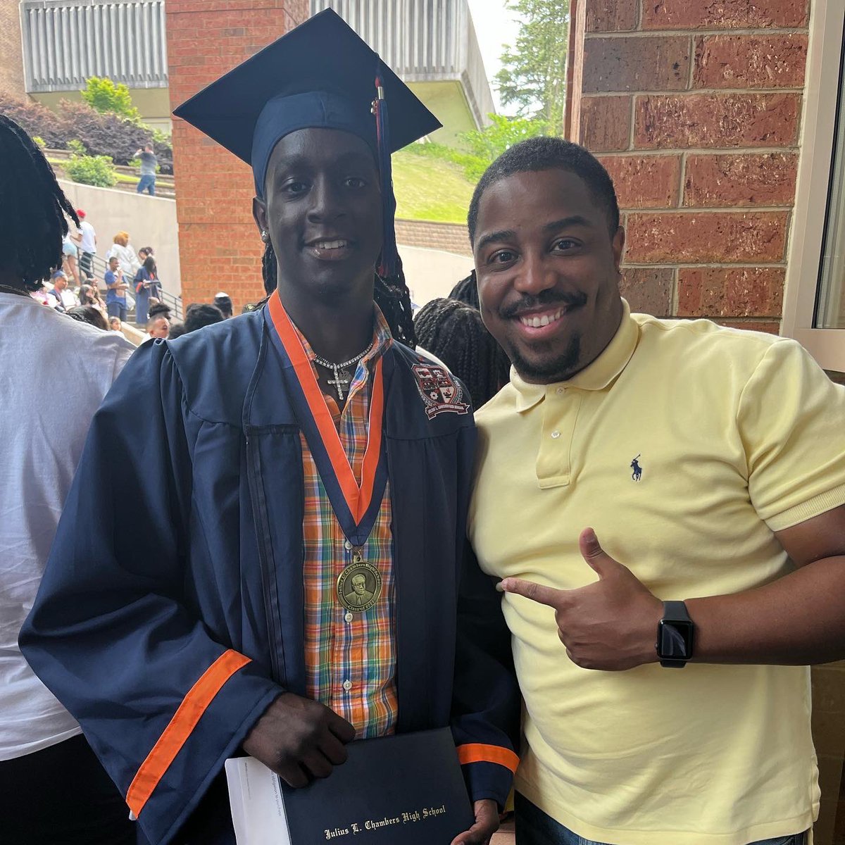 My Guys! Class of 2022! Thank you for accepting me as one of your coaches and into your lives and your families! You all will forever be a part of mine! Proud of each one of you! All 3 will be playing ball at the next level! Make us proud on the next level fellas! #ChambersHoops