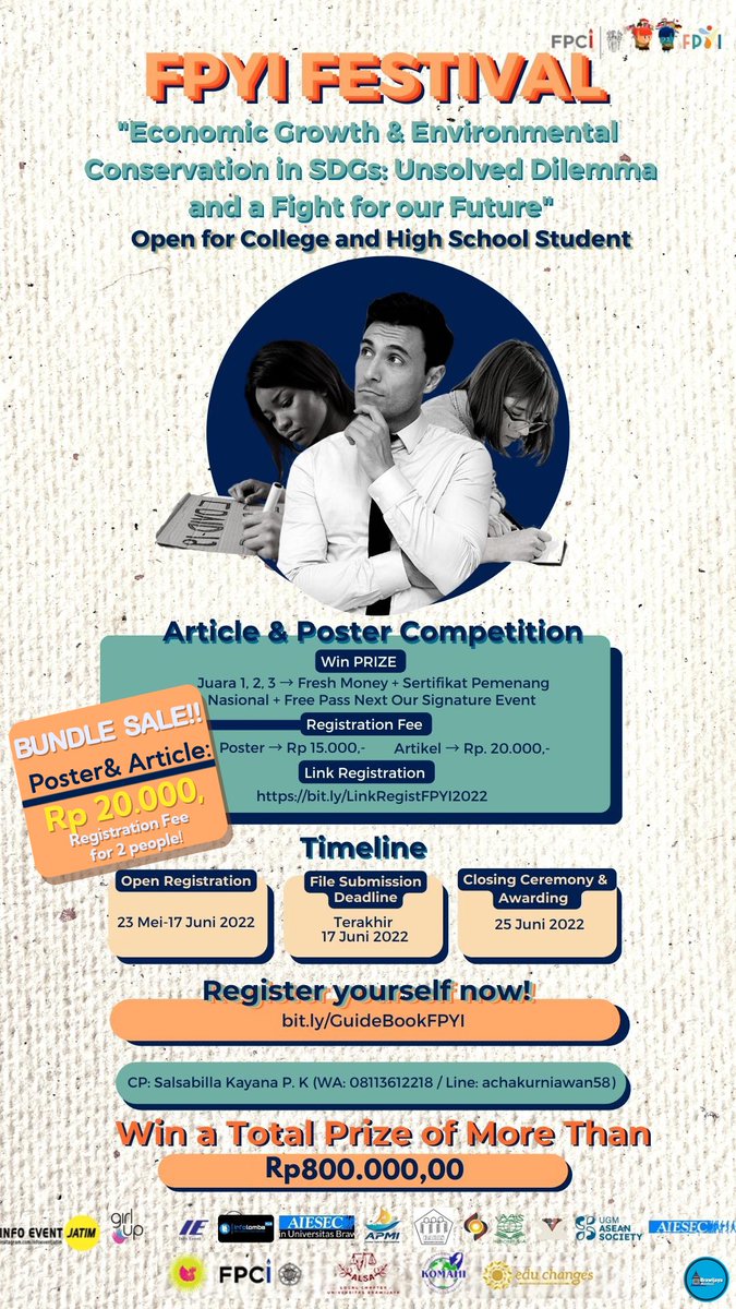 yukk temen-temen braw! joinn lombaa di FPYI! (Foreign Policy Youth Initiative) adaa lomba artikel sama lomba posterr, pumpung bundle sale niii buat 2 orangg. lesgooo ato kepoin ig nyaa di @/fpyouth.assembly yuhuuu!!!