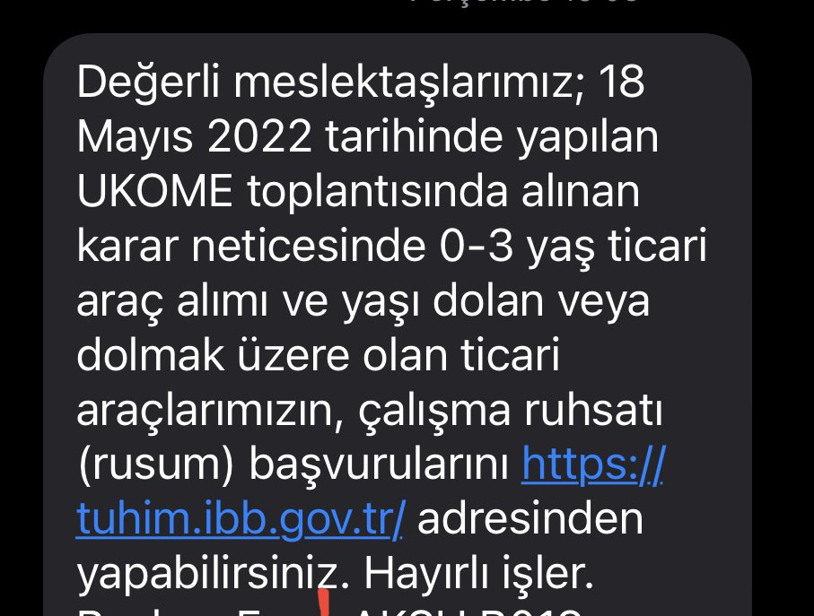 Değerli UKOME heyeti alınan karar gereği 3 yaş araç alımında TRAMERSİZ araç şartı ne demektir.Bu karar kim için ESNAF 1 yaşındaki en ufak bir trameri olan araçını takamıyor.Lütfen kararı TAKSİ ESNAFIMIZ İÇİN UYGULATINIZ . <a href="/RTErdogan/">Recep Tayyip Erdoğan</a>  <a href="/akaraismailoglu/">Adil Karaismailoğlu</a> <a href="/imamoglu/">berk imamoglu</a> <a href="/IbbTuhim/">Toplu Ulaşım Hizmetleri Müdürlüğü</a>