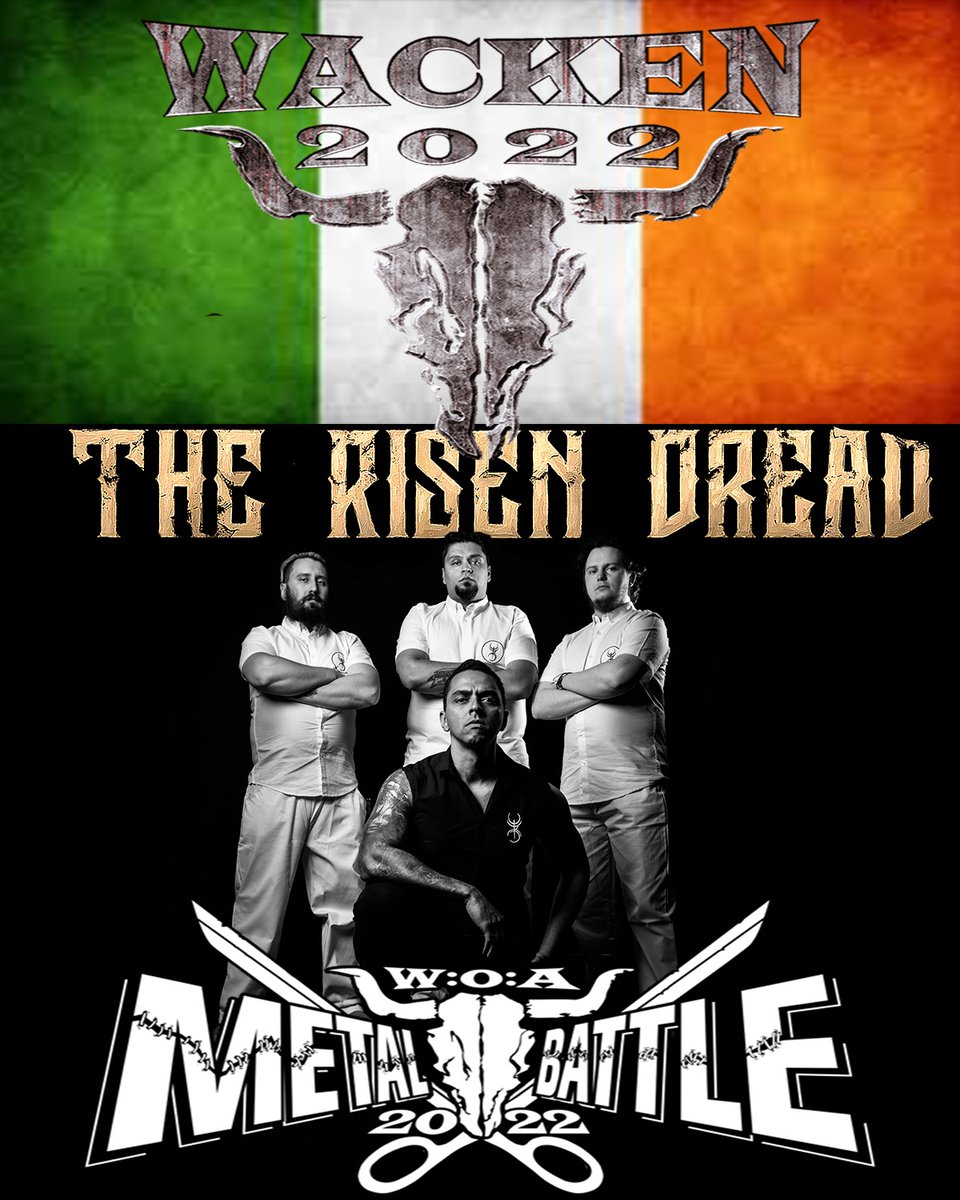 Wacken 2022 here we go. We're on Metal Battle stage on the 3rd of Aug representing Ireland #wackenopenair #metalfestival #MetalHead #HeavyMetal #Deathmetal #metalcore #therisendread