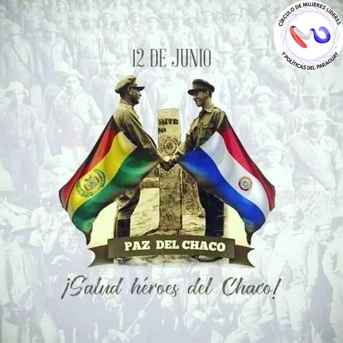 cmlpp_py's tweet photo. El Circulo de Mujeres Líderes y Políticas del Paraguay 🇵🇾 rinde homenaje a las grandes héroes del Chaco. Pasaron 87 AÑOS DE LA FIRMA DEL PROTOCOLO DE LA PAZ DEL CHACO🤝🇵🇾
#cmlpp
#paraguay
#Comparte https://t.co/BOxGdzcwfm