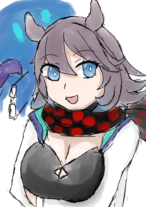 #アークナイツ版深夜の真剣お絵かき60分一本勝負ディピカ(+15min)ちょっと盛りすぎたかも知れない 