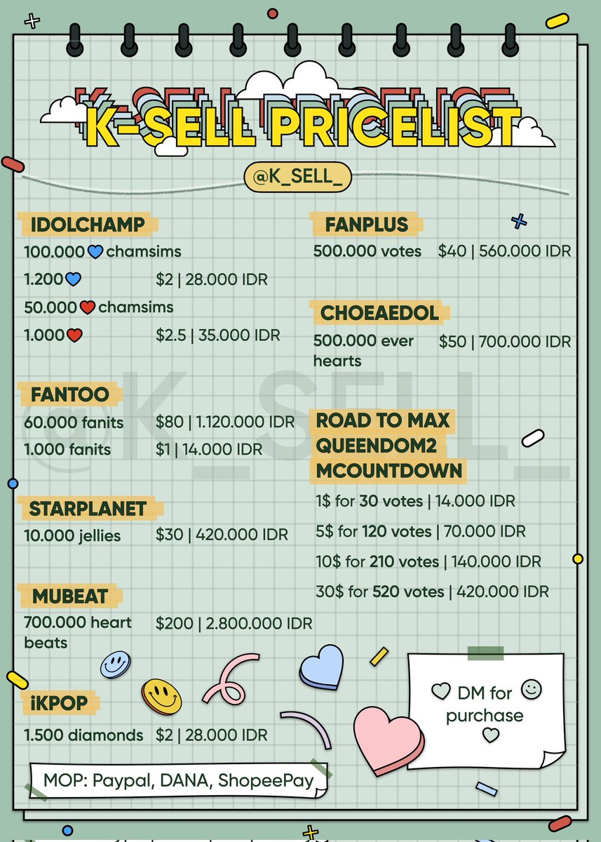 K-SELL VOTES tweet media