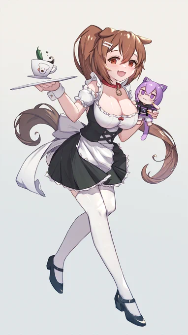 メイドころね

#できたてころね 
#絵かゆ 