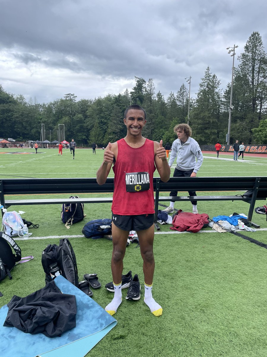 MSUBeaversXCTF's tweet photo. ICYMI: Yesterday, our very own Nick Merillana capped off his season with a shiny new 1500m PB of 3:55.64 at the Portland Track Festival. Now that’s how you end a breakout season! 🔥🔥
#BeaverTF | #BuildTheDam https://t.co/rHVwd5lDBS