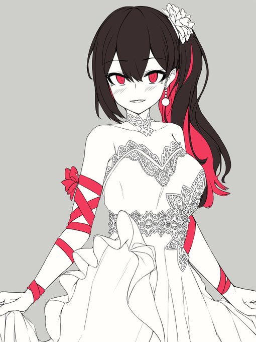 rkgkからの線画。1日線画してた気がする。
アニバレンちゃん今月末には塗終わりたいな… 