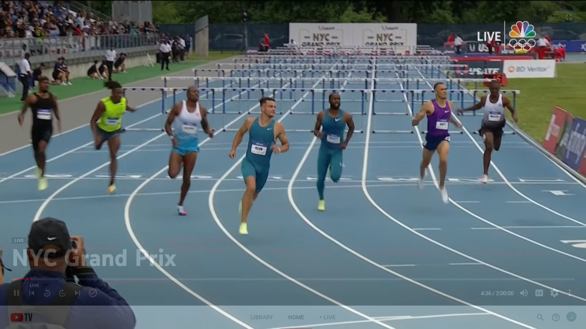 Jonathan Gault on Twitter "Statement race by Devon Allen at the USATF