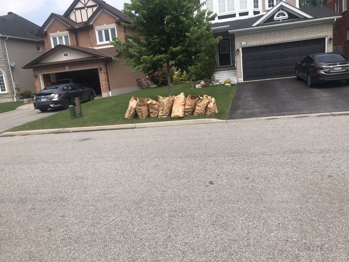 Bigcrapola's tweet photo. Hey @TownOfAjax  how many weeks do we have to keep our yard waste out before it gets picked up? https://t.co/KHAWgyQp8S