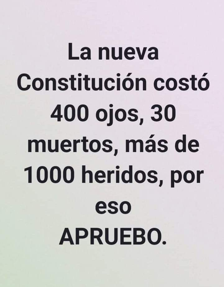 Yo APRUEBO!!!