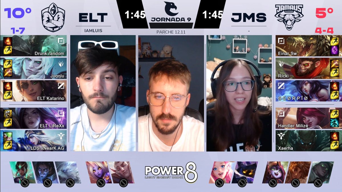 LEAmateur_'s tweet photo. Con estas dos composiciones empieza el cuarto partido del día, entre @EliteGamingEC y @JamausGG, ven a seguirlo con nosotros

📺https://t.co/D6XBPccaLJ https://t.co/MdXGq1wvWZ