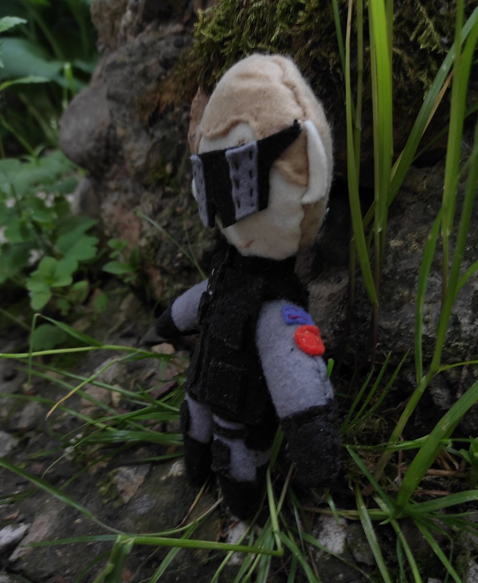 I had a sudden desire to sew a doll. So I made a small Pulse (because it has a rather simple design) :3
Сrooked but for the first time it's not bad in my opinion
#R6Community