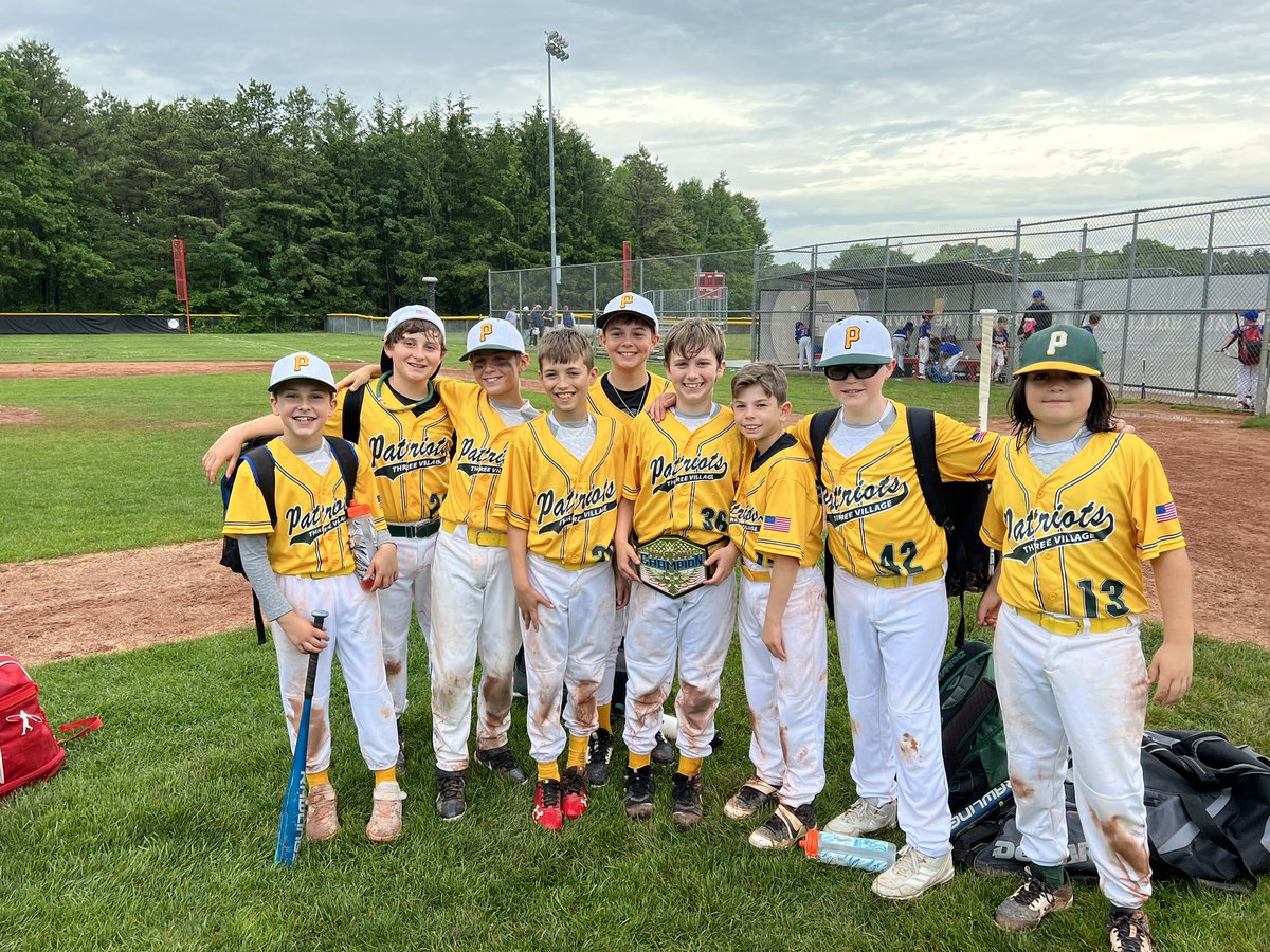 3VillageBB's tweet photo. Congrats to the 10u Patriots on winning the Half Hollow Hills 10u Silver Championship https://t.co/95fPrOlbp9