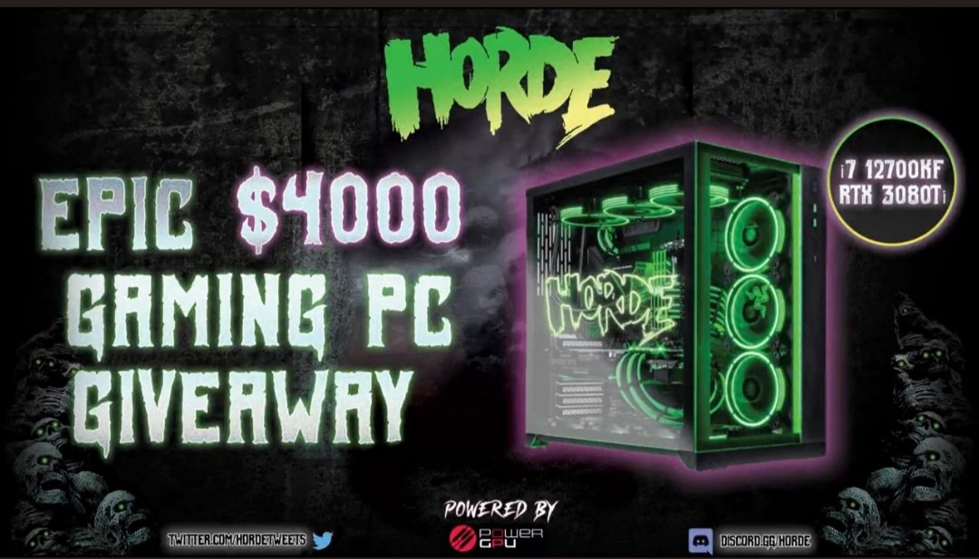 🚨 $200 $BUSD #Giveaway 🚨 

HORDE launches Fractional Plots 6/13!

Soul Rune = 1 $HORDE
Soul Stone = 5 $HORDE

Each gets entry into winning an epic PC built by <a href="/PowerGPU/">PowerGPU</a>⚡ 

Prize:
-200 #BUSD

Rules:
-Follow @0xZenpai + <a href="/HordeTweets/">PumpfunAnnounce</a>
-Like, rt, Tag 3
-Comment #passiveincome