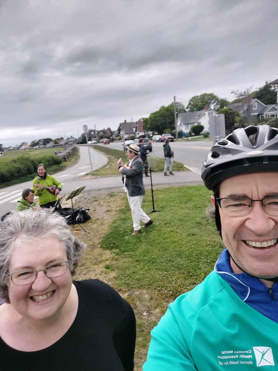Very happy to be supporting a worthwhile cause.  
I ride for my late brother David who taught me how essential are supports for mental health.
Thx Friends of Music!
<a href="/CMHA_Victoria/">CMHA Victoria</a>  #rdhvictoria #oakbay #yyj