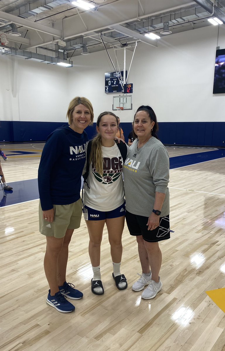 I had such an amazing experience at the NAU Elite Camp! Thank you to coaches <a href="/Loree22/">Loree Payne</a> and Coach K!! <a href="/NAU_WBB/">NAU Women's Basketball</a>